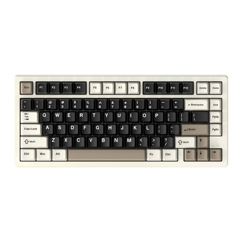 ATTACK SHARK X75, Cheese White, Crystal Switch, Hot-Swap