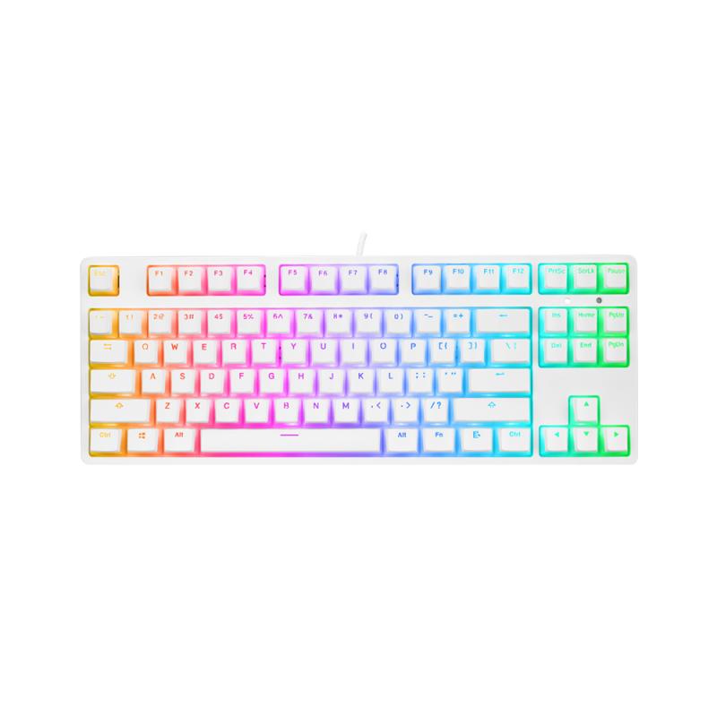 Rampage KB-R136 GHOST White (Red Switch)