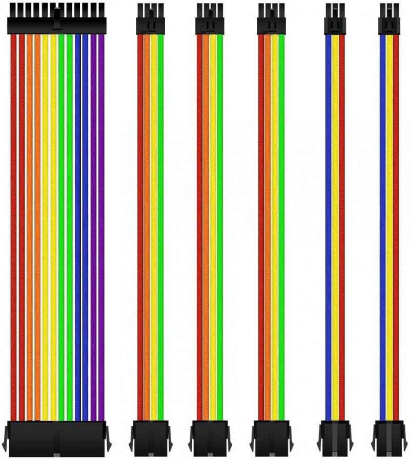 Soft Hard Colorful MOD Extension Combo (Rainbow Color)