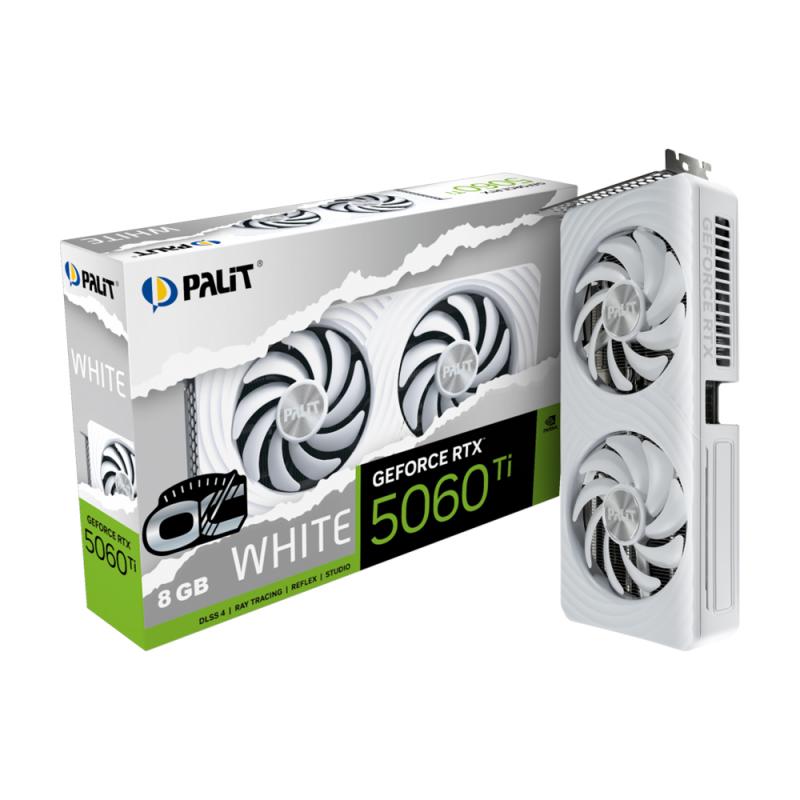 Palit GeForce RTX™ 5060 Ti WHITE OC 8GB