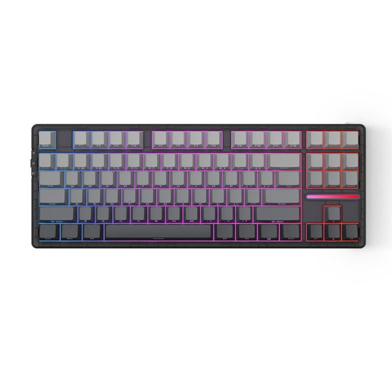 VGN V87 Foggy Black, Dynamic Silver Switch, RGB, Hot-Swap