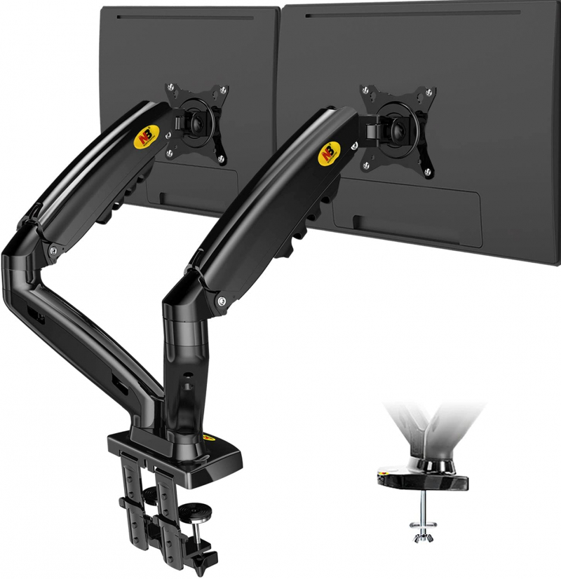 North Bayou F160 Black Double Arm
