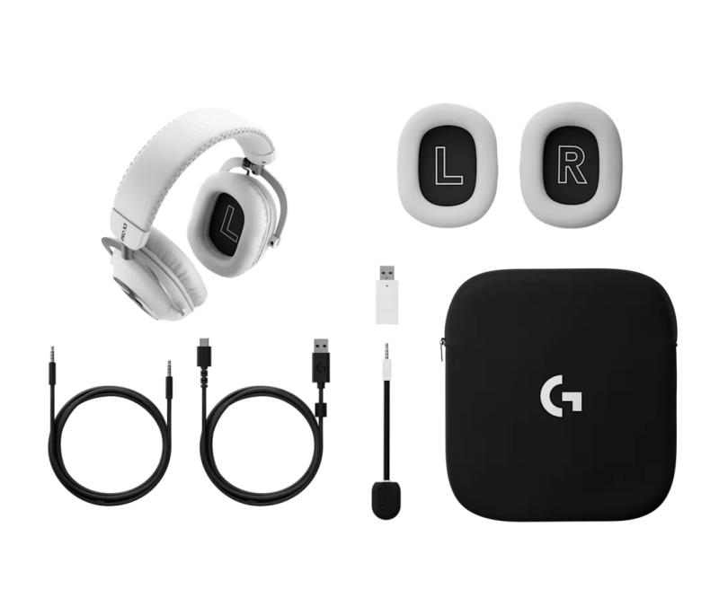 Logitech PRO X3 Lightspeed White Беспроводные Наушники