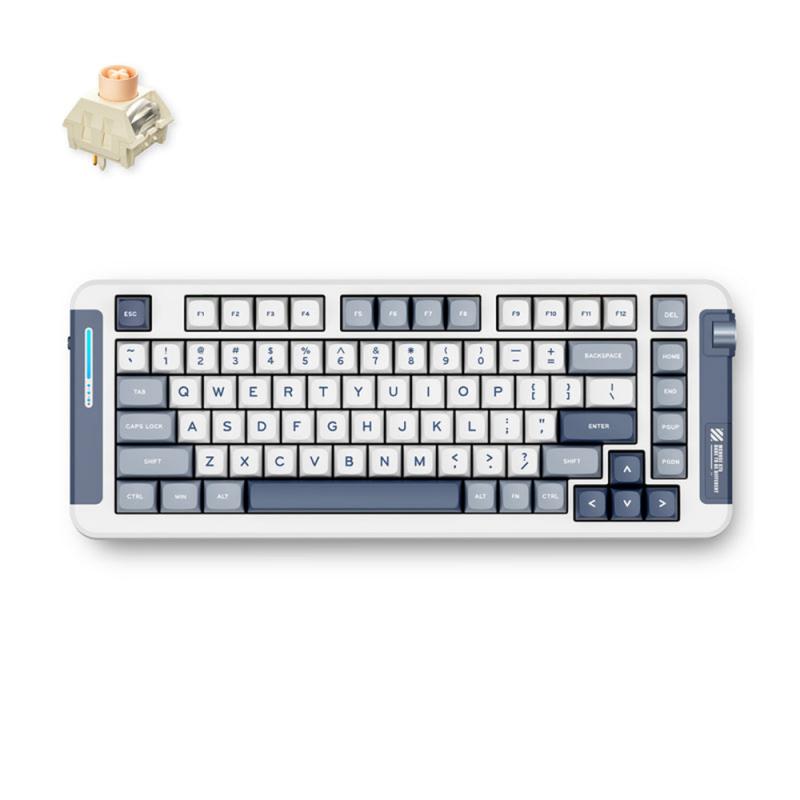 MCHOSE X75 Navy Blue, Icy Cream Switch, RGB LED, Hot-Swap