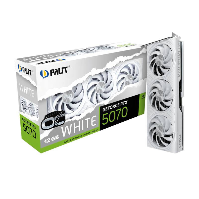 Palit GeForce RTX™ 5070 WHITE OC 12GB (Только в сборках)