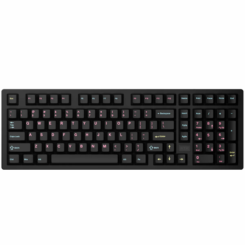 ATK V100 Rainbow Black RU, Ania Switch, RGB LED, Hot-Swap