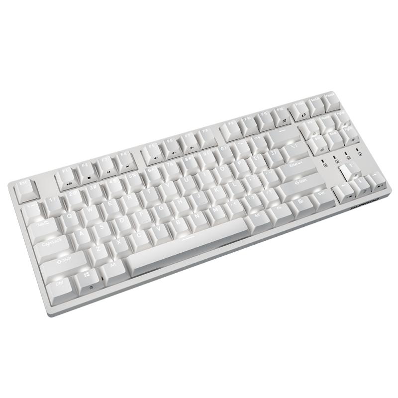Durgod K320 Taurus Corona Arctic White 87 PBT Cherry MX Brown White backlight (US)