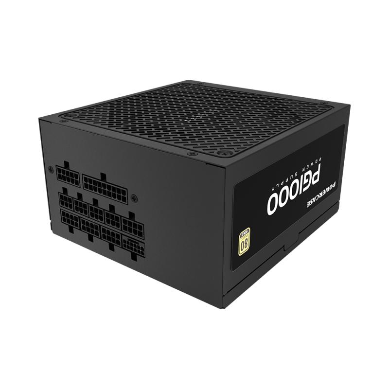 PowerCase Vision ATX WJ33 + Power Supply PG1000 Black