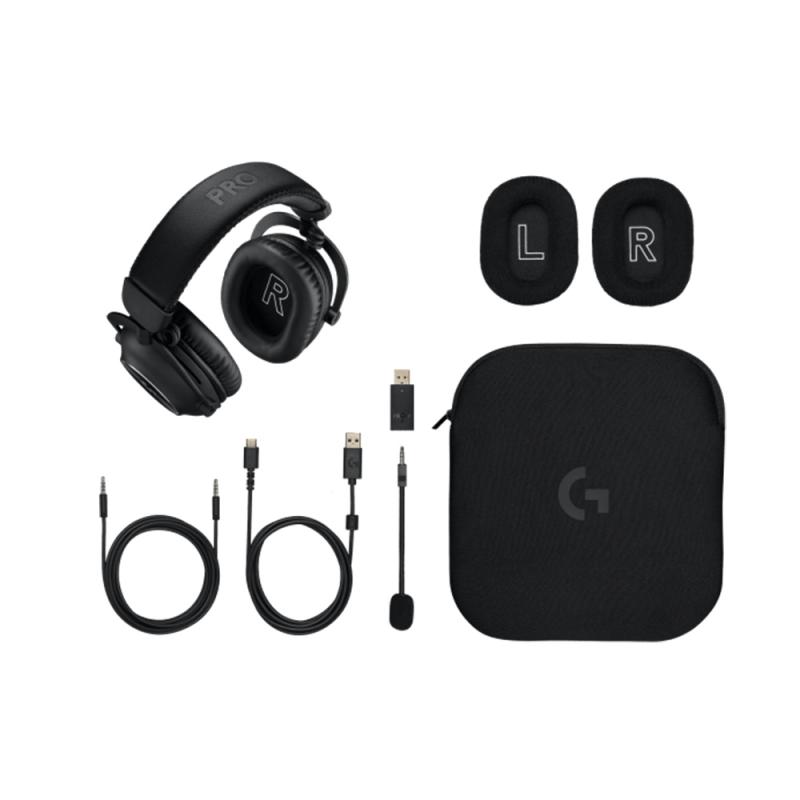 Logitech RPO X2 Lightspeed Black Беспроводные Наушники