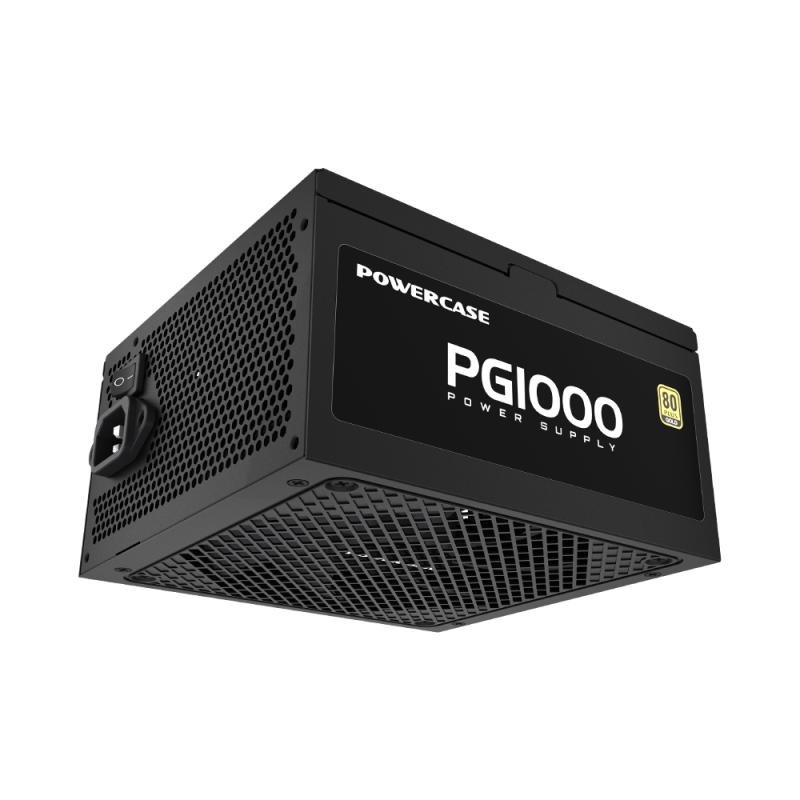PowerCase Vision ATX WJ33 + Power Supply PG1000 Black