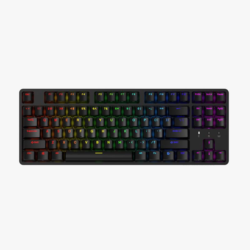Durgod Cavalry 87W Black PBT Hot-Swap Kailh Turbo Brown RGB (EN)