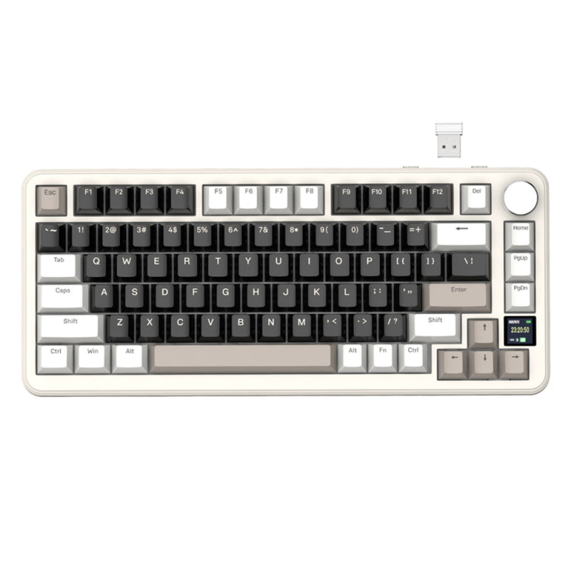 ATTACK SHARK X85 PRO RU, Cheese White, Blueberry Switch, Hot-Swap
