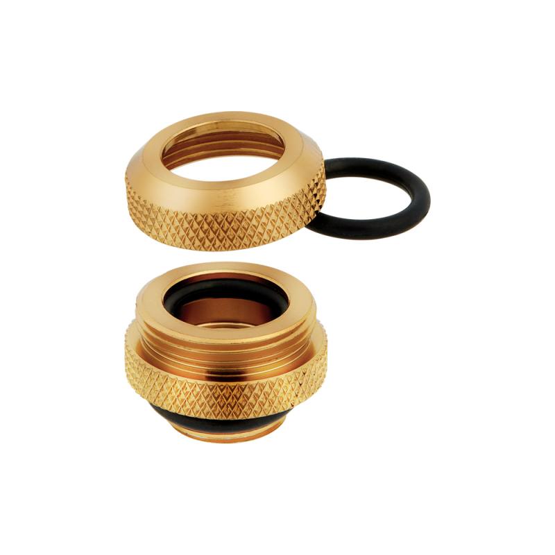 Corsair Hydro X Series XF Hardline 12mm OD Fitting Four Pack Gold