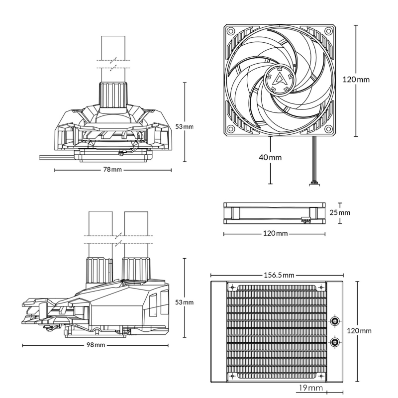 Arctic Cooling Liquid Freezer II-120