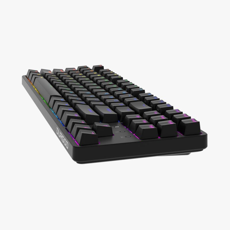 Durgod Cavalry 87W Black PBT Hot-Swap Kailh Turbo Brown RGB (EN)