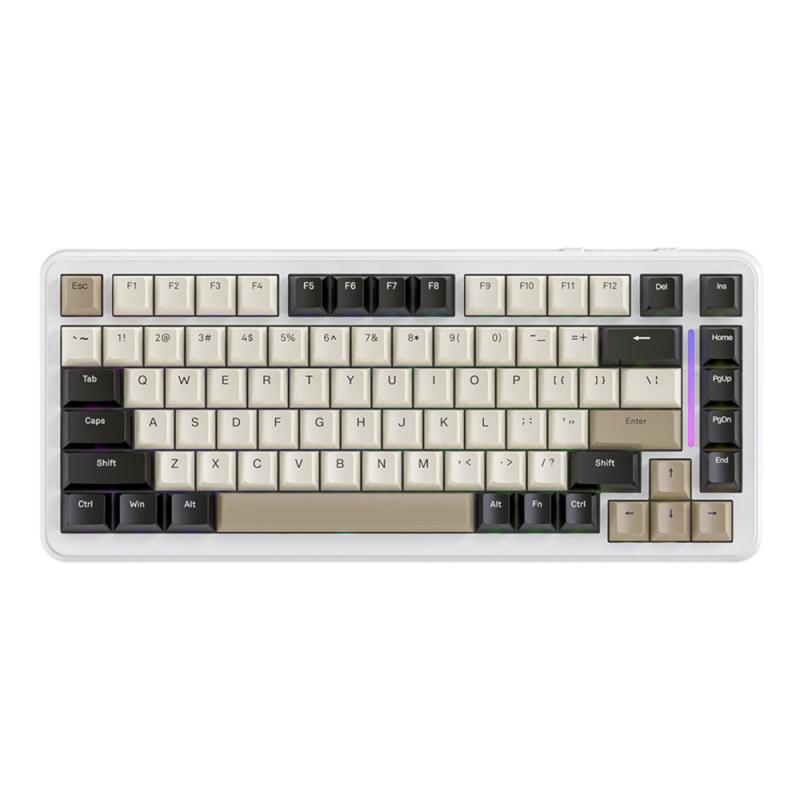 ATTACK SHARK M86, Cheese White, Blueberry Switch, Hot-Swap