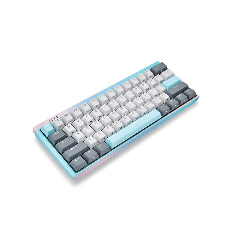 Durgod K330W Plus 61 Ice Cream PBT Hot-Swap Kailh Turbo Brown (RU)