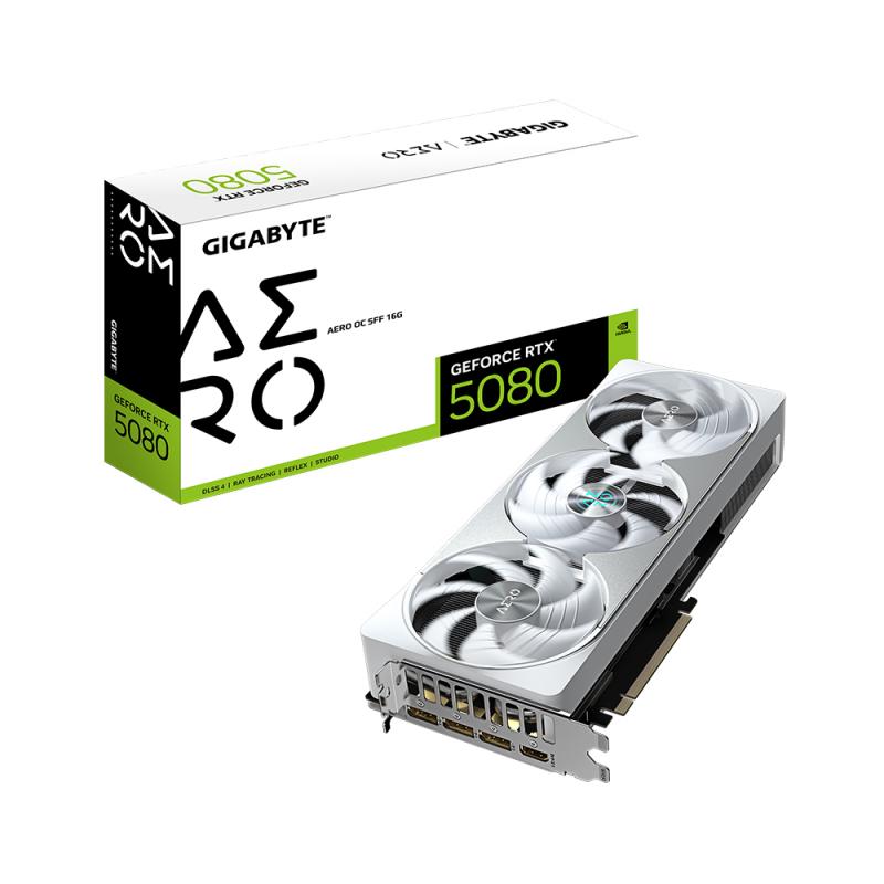 Gigabyte GeForce RTX™ 5080 AERO OC SFF 16G (Только в сборках)
