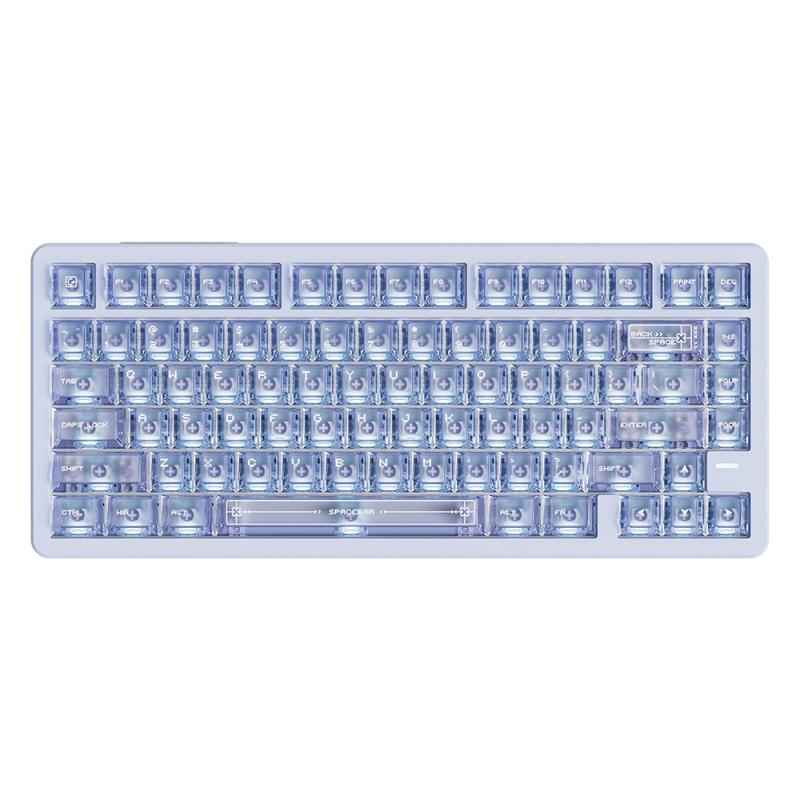 VGN Neon 75 Air HE , Blue Frosted Transparent, Tianba Air Magnetic Switch, Hot-Swap