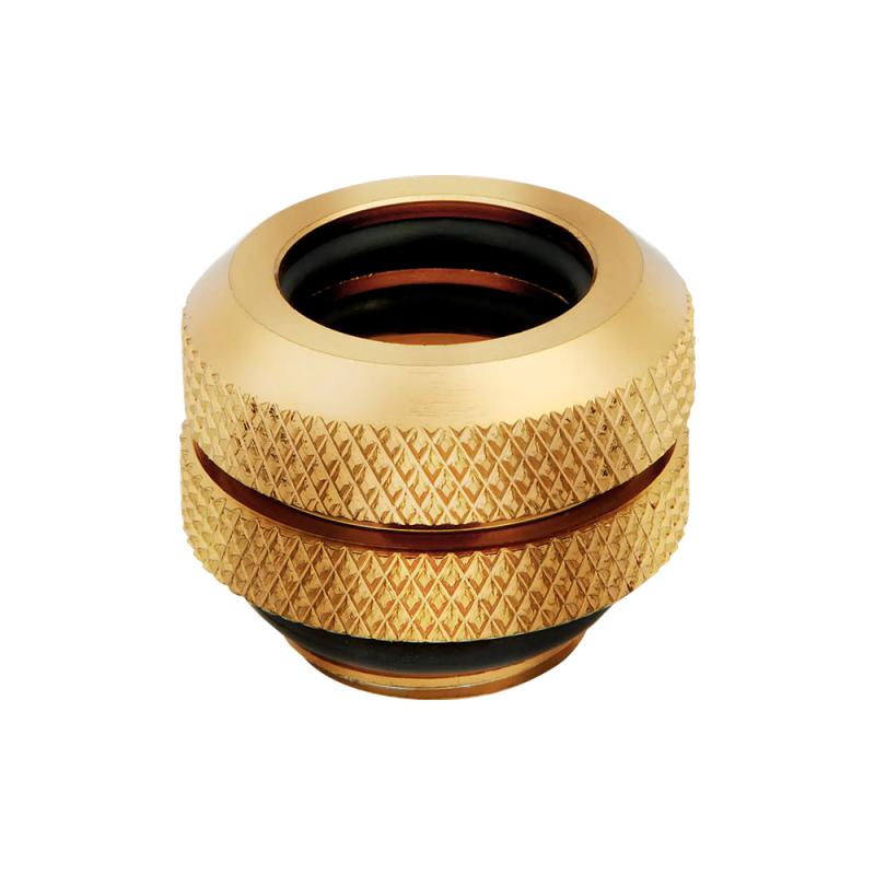 Corsair Hydro X Series XF Hardline 12mm OD Fitting Four Pack Gold