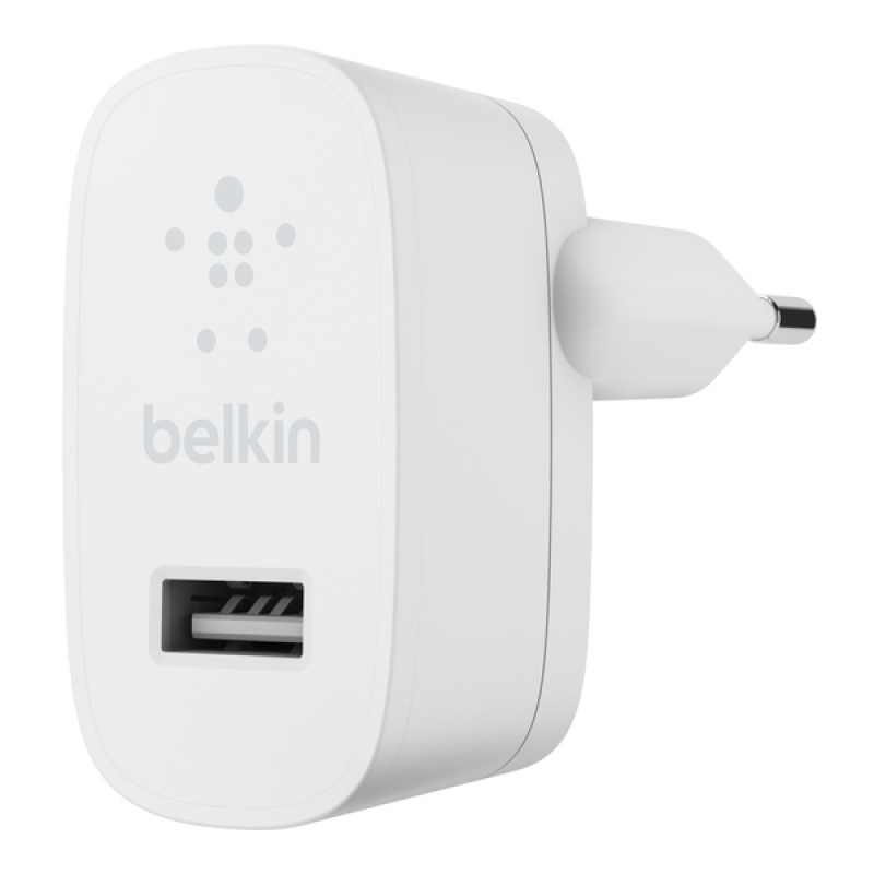 Belkin SINGLE USB-A WALL CHARGER,12W,WHT
