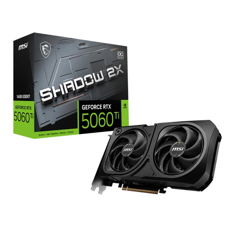 MSI GeForce RTX™ 5060 Ti 16G SHADOW 2X OC PLUS