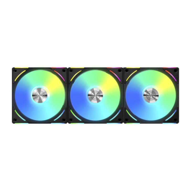 Lian Li Uni Fan AL120 V2 3-Pack ARGB Black