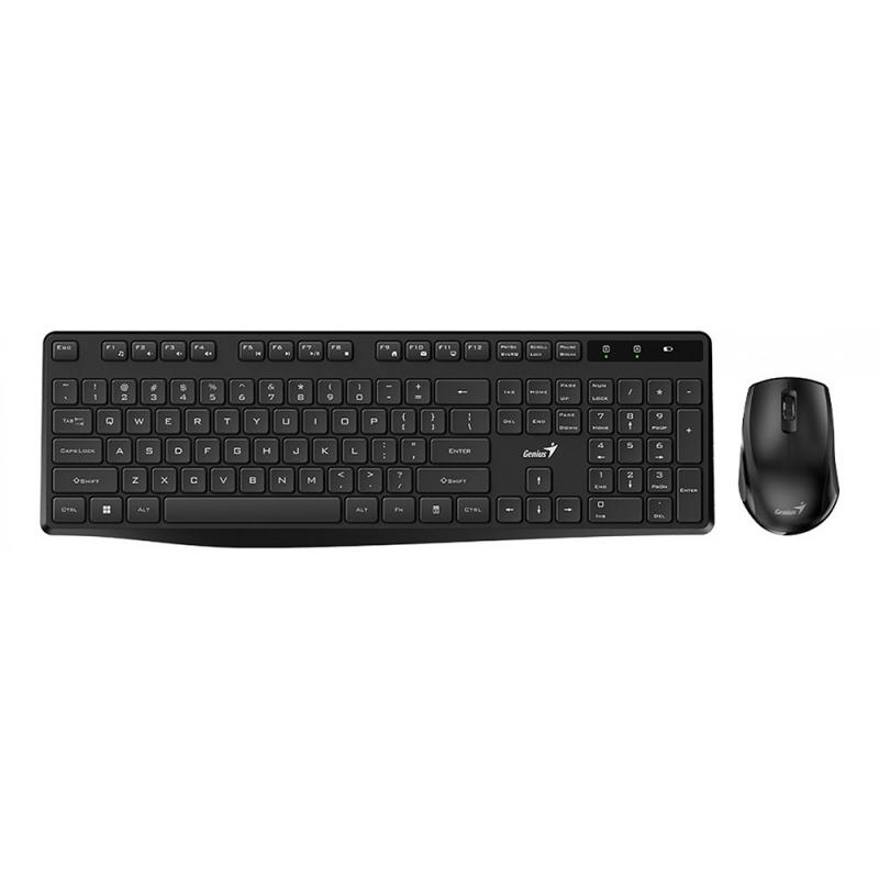 Genius KM8206S Wireless Combo Black