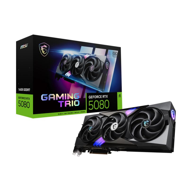 MSI GeForce RTX™ 5080 16G GAMING TRIO OC (Только в сборках)
