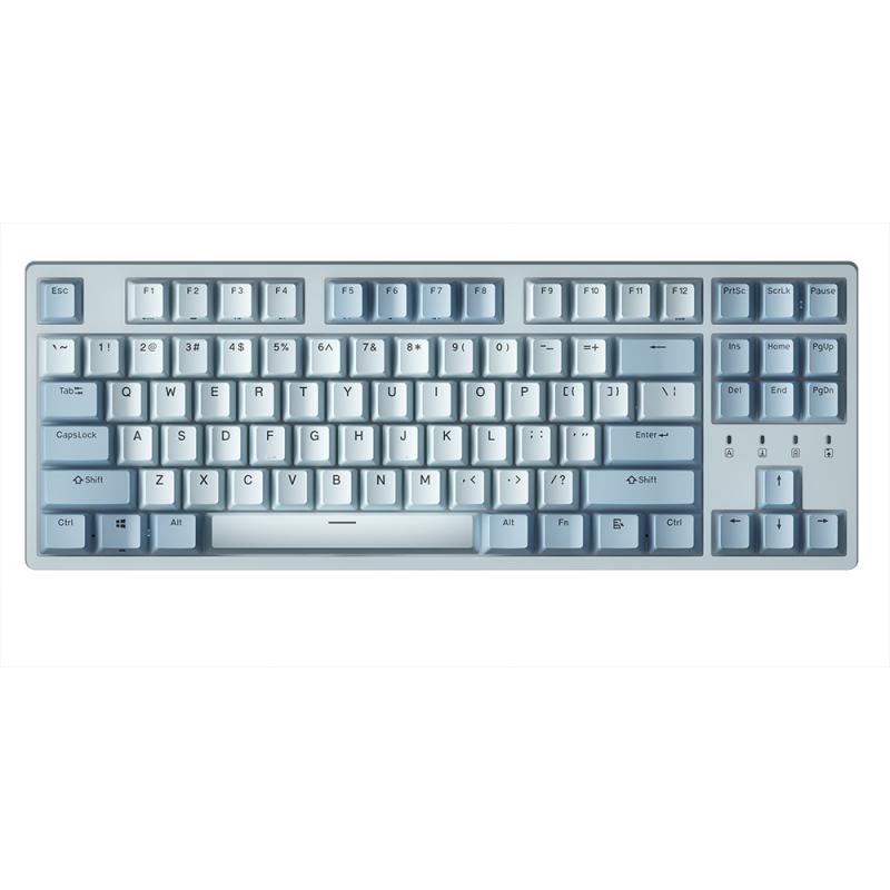 Durgod K320 Taurus Corona Haze Blue 87 PBT Cherry MX Brown White backlight (US)