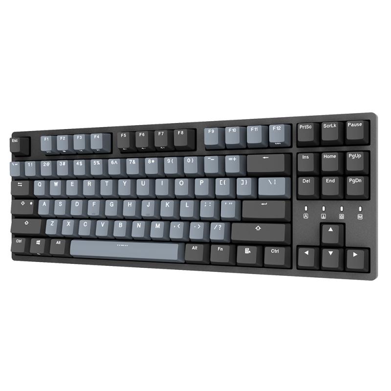 Durgod K320 Taurus Corona Space Grey 87 PBT Cherry MX Red White backlight (US)